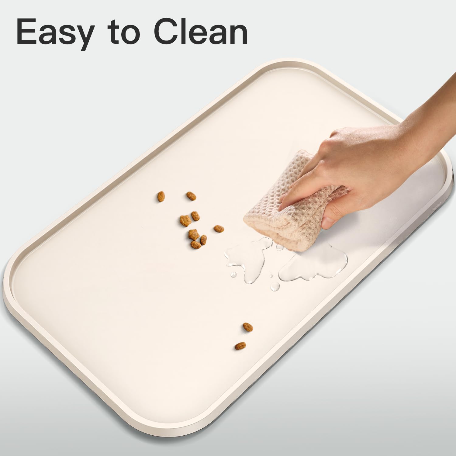 Feedoo easy-clean silicone mat wipes clean in seconds