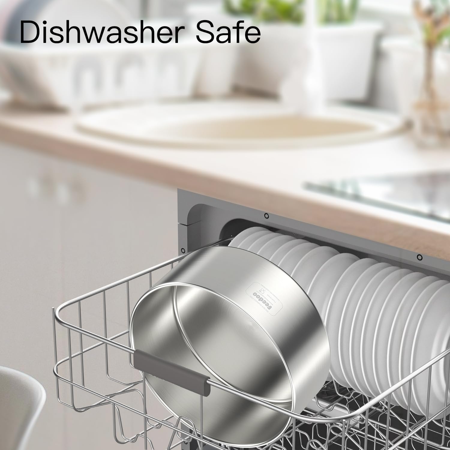 Feedoo easy-clean surface resists dirt and bacteria buildup.