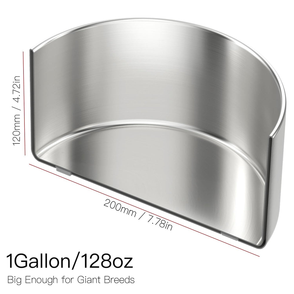 Feedoo non-slip base keeps bowl steady during mealtime.