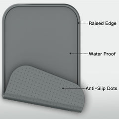 Feedoo feeding mat anti-slip base reduces sliding during meals