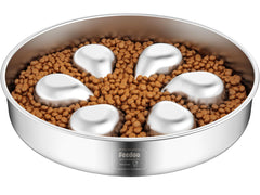 Feedoo slow feeder dog bowl with maze design for large breeds