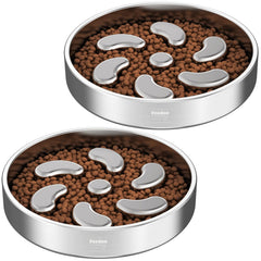Feedoo slow feeder bowl with 3 cups capacity designed for large breeds slows eating