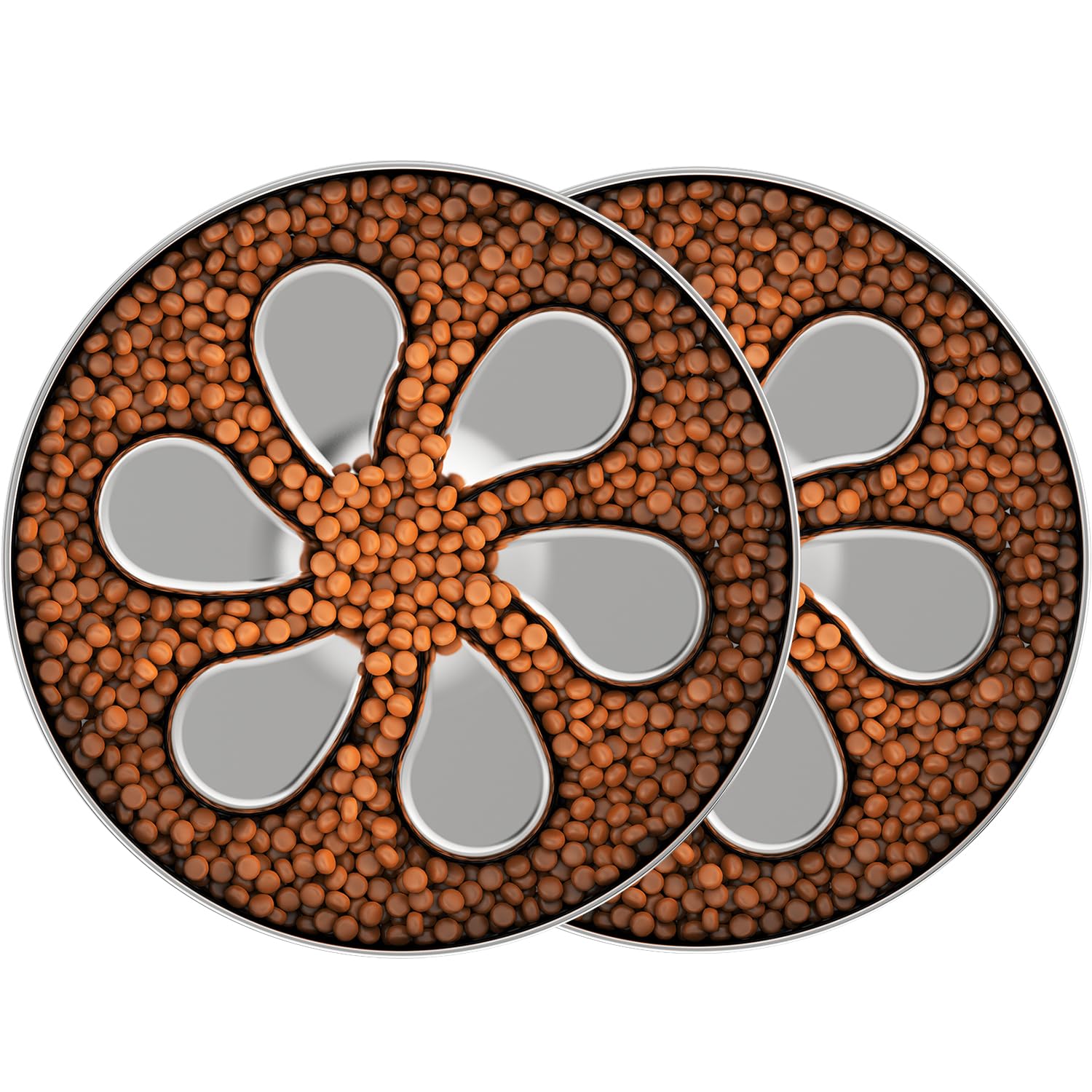 Feedoo 2-pack provides convenient feeding options for households with multiple dogs.