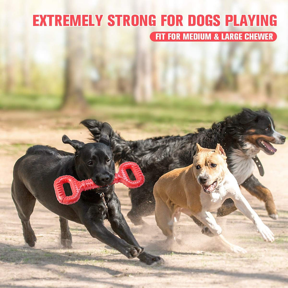 Feeko natural rubber scent attracts dogs for extended chewing sessions.