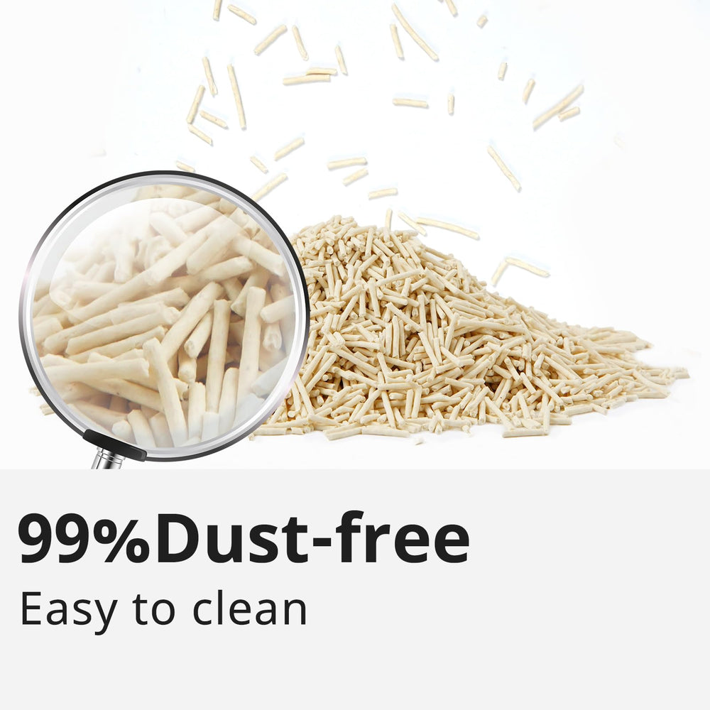 FEELING BEST Tofu Cat Litter is dust-free to protect air quality.