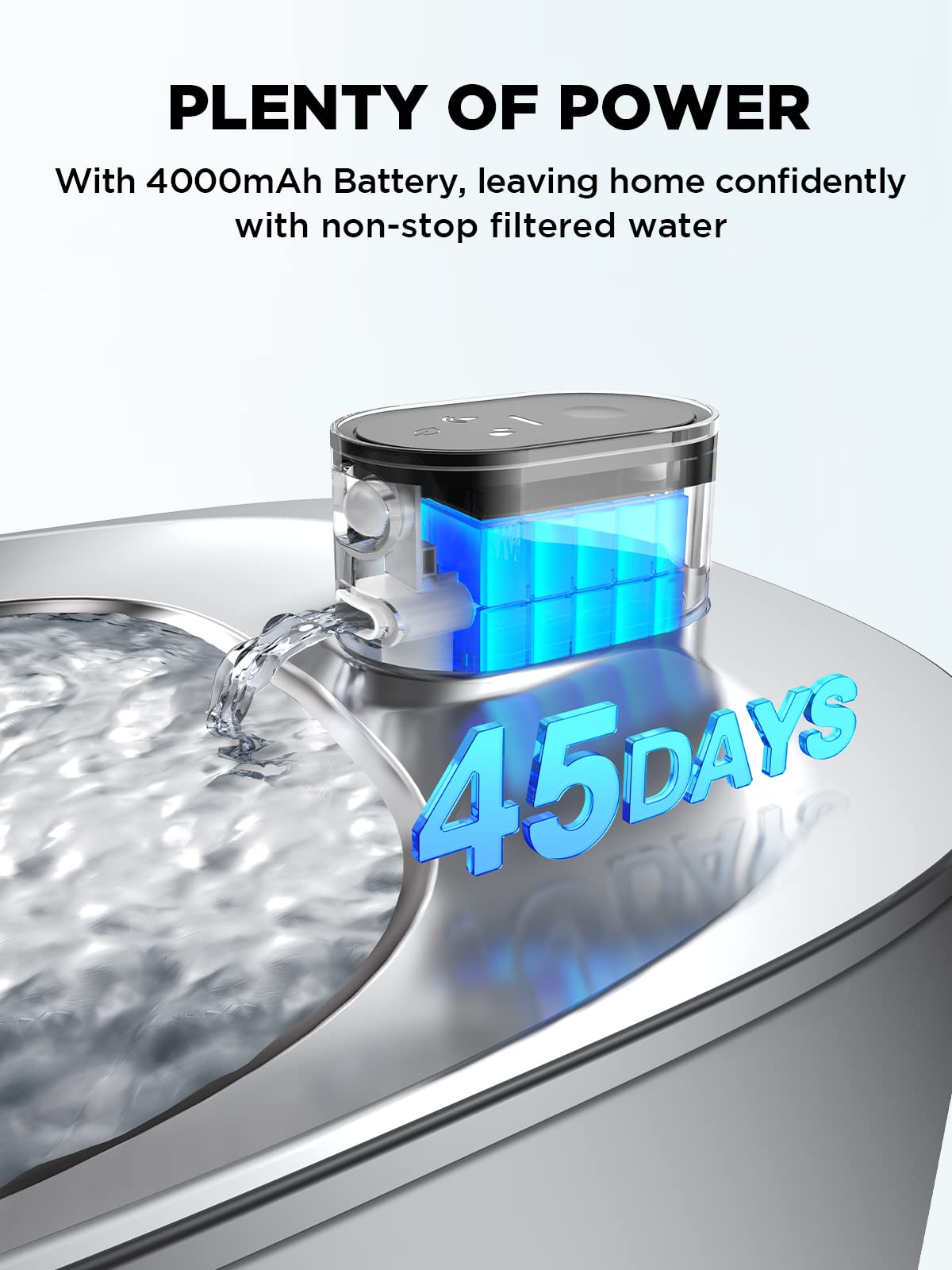 FEELNEEDY 5-layer filtration keeps water clean for every sip.
