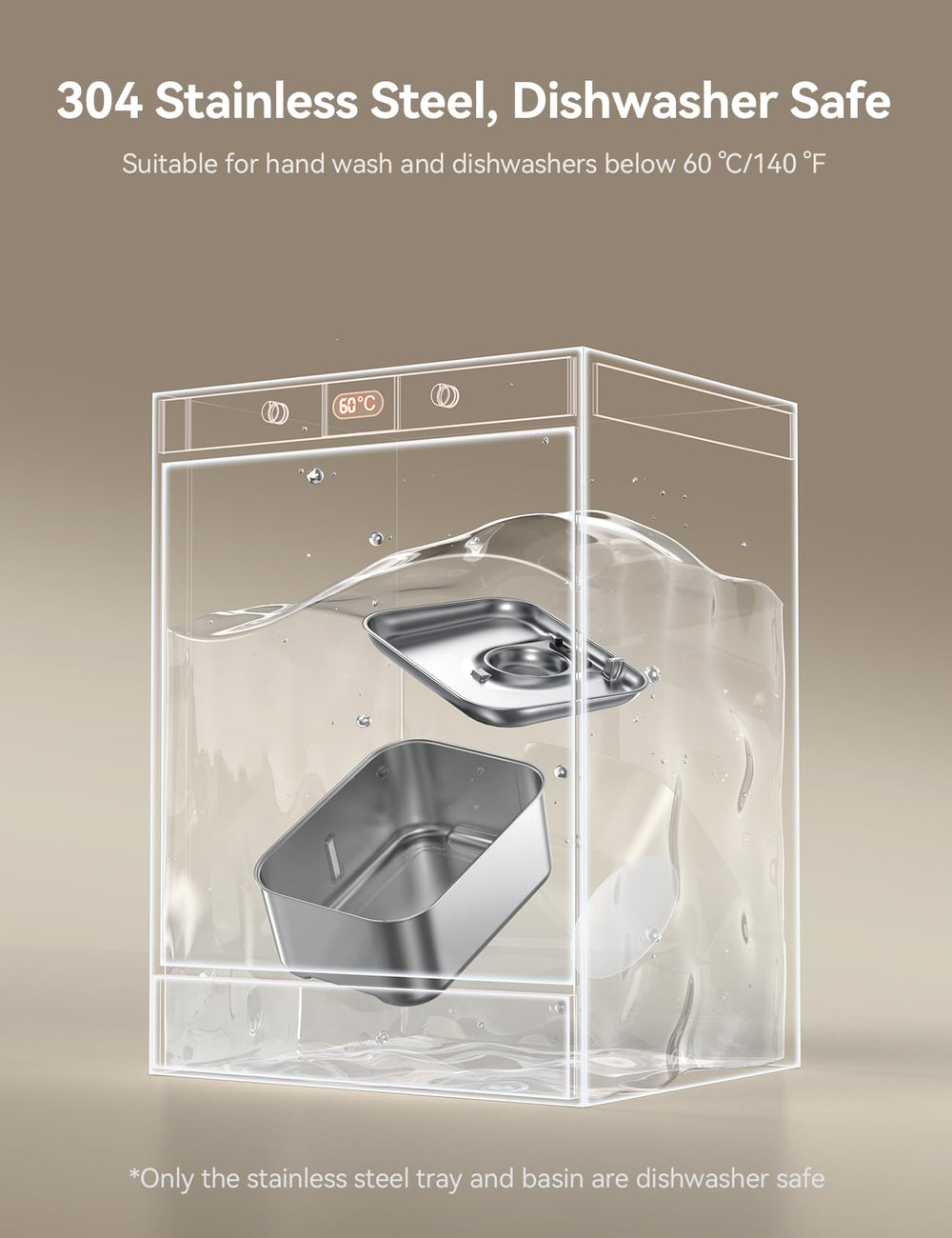 FEELNEEDY activated carbon filter maintains clean tasting water.