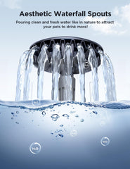 FEELNEEDY anti-spill water tray reduces splashes during use.