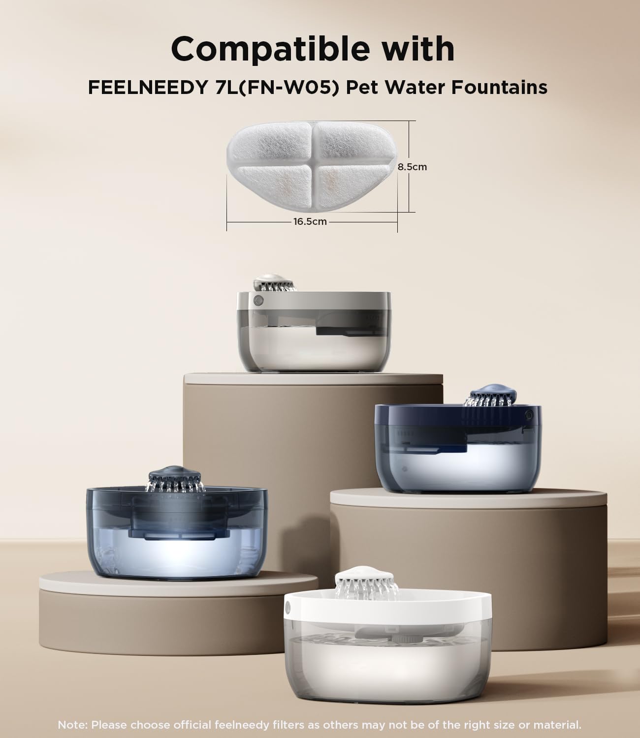 FEELNEEDY FN-W05 coconut activated carbon improves taste and purity
