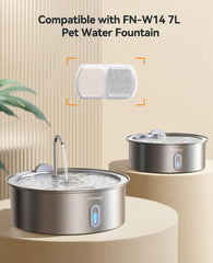 FEELNEEDY FN-W14 pump filter sponge set to maintain smooth water flow for pets.