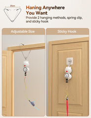 FEELNEEDY sturdy spring clip with 25 cm reach for flexible mounting.
