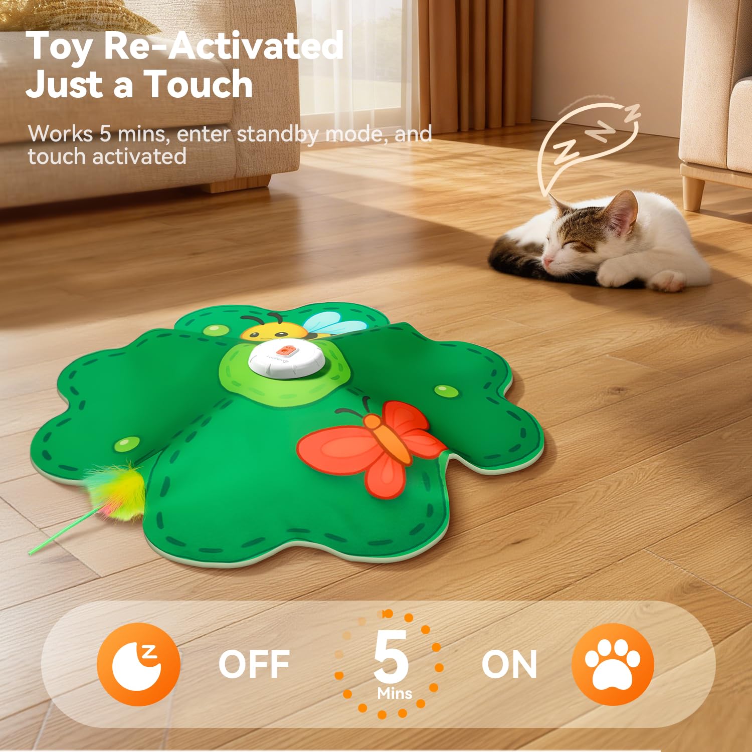 FEELNEEDY Type-C rechargeable battery supports longer play sessions