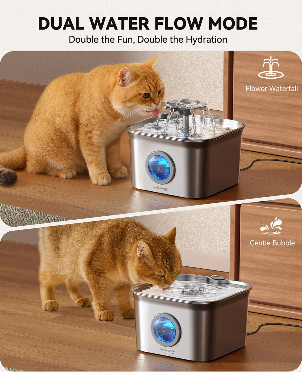 FEELNEEDY viewing window allows instant water checks.