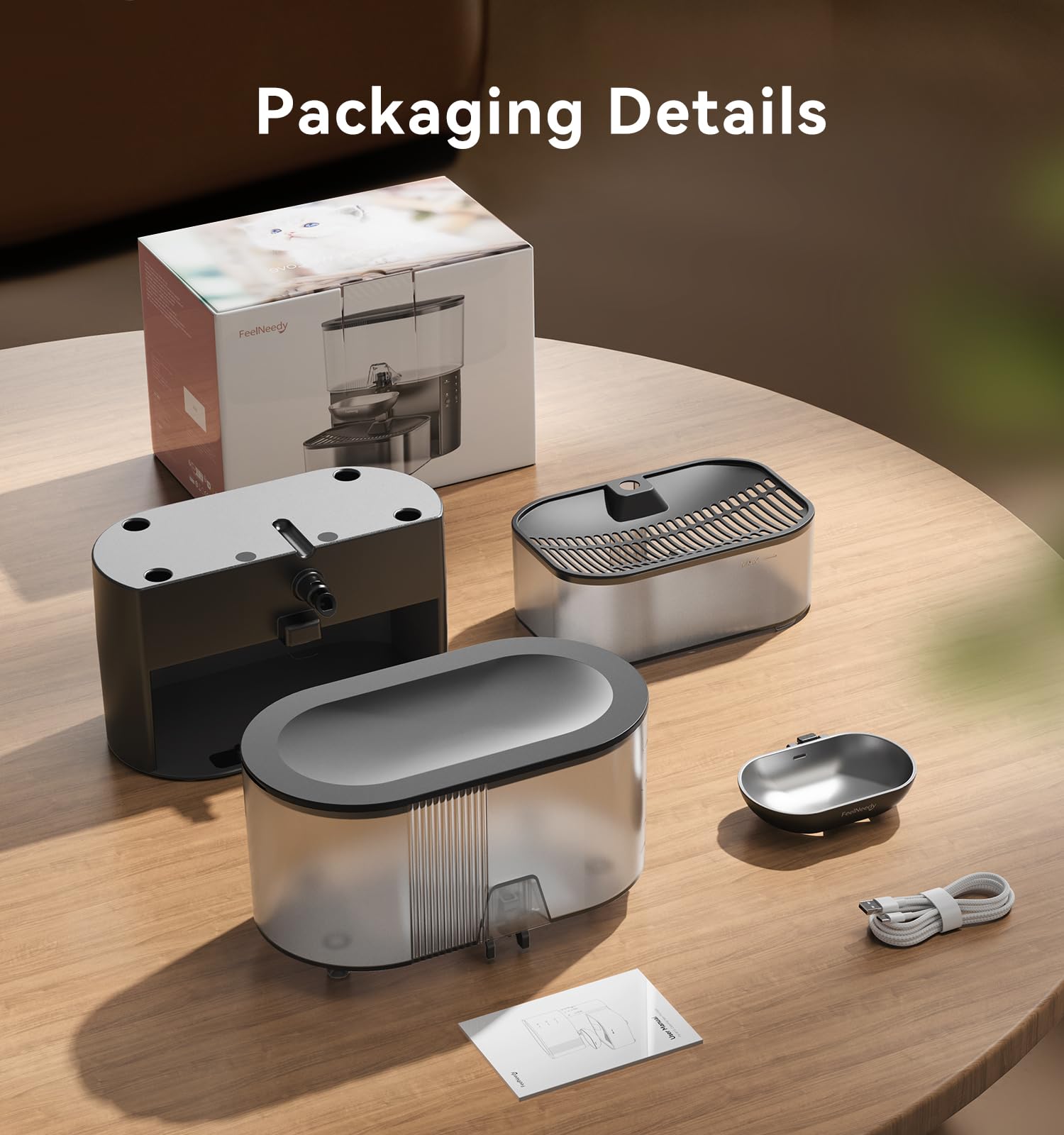 FEELNEEDY detachable parts allow quick 3-minute deep cleaning.