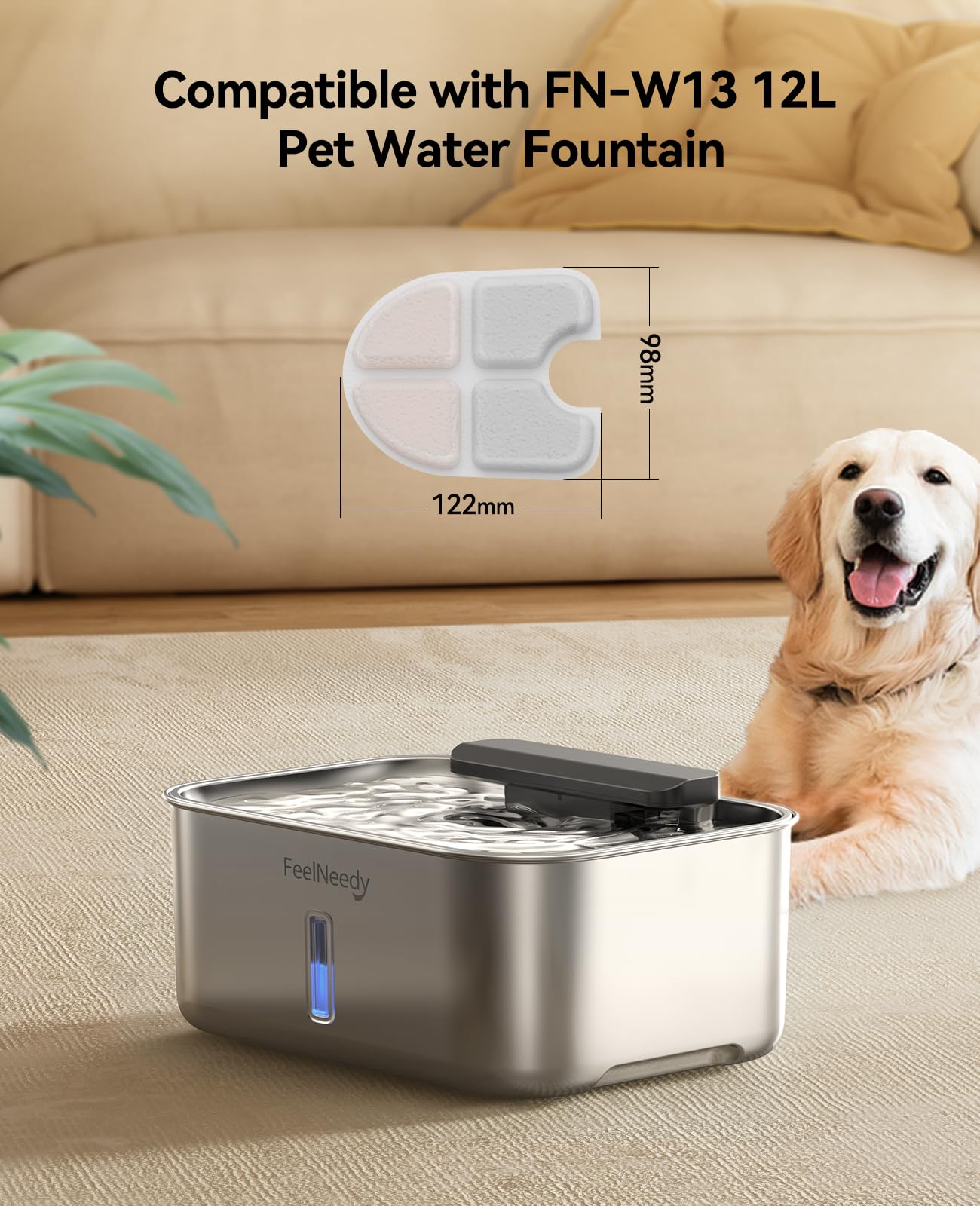 FN-W13 compatibility guide for FEELNEEDY fountain filters