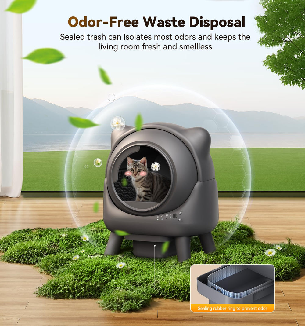 FEELNEEDY safety sensors prevent entrapment during cleaning cycles.