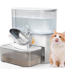 FEELNEEDY wireless fountain front view for consistent cat hydration