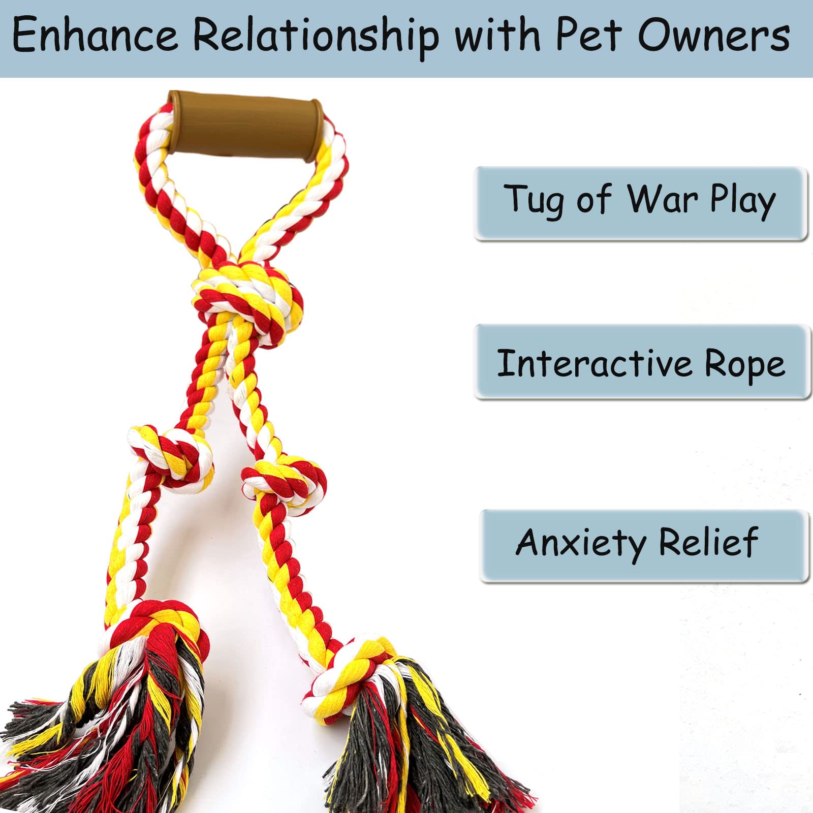 Fejapa dental-cleaning rope massage gums during chewing.