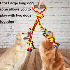 Fejapa durable plastic-handle rope toy for easy grip.