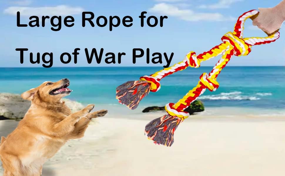 Fejapa extra-large chew rope for aggressive chewers.