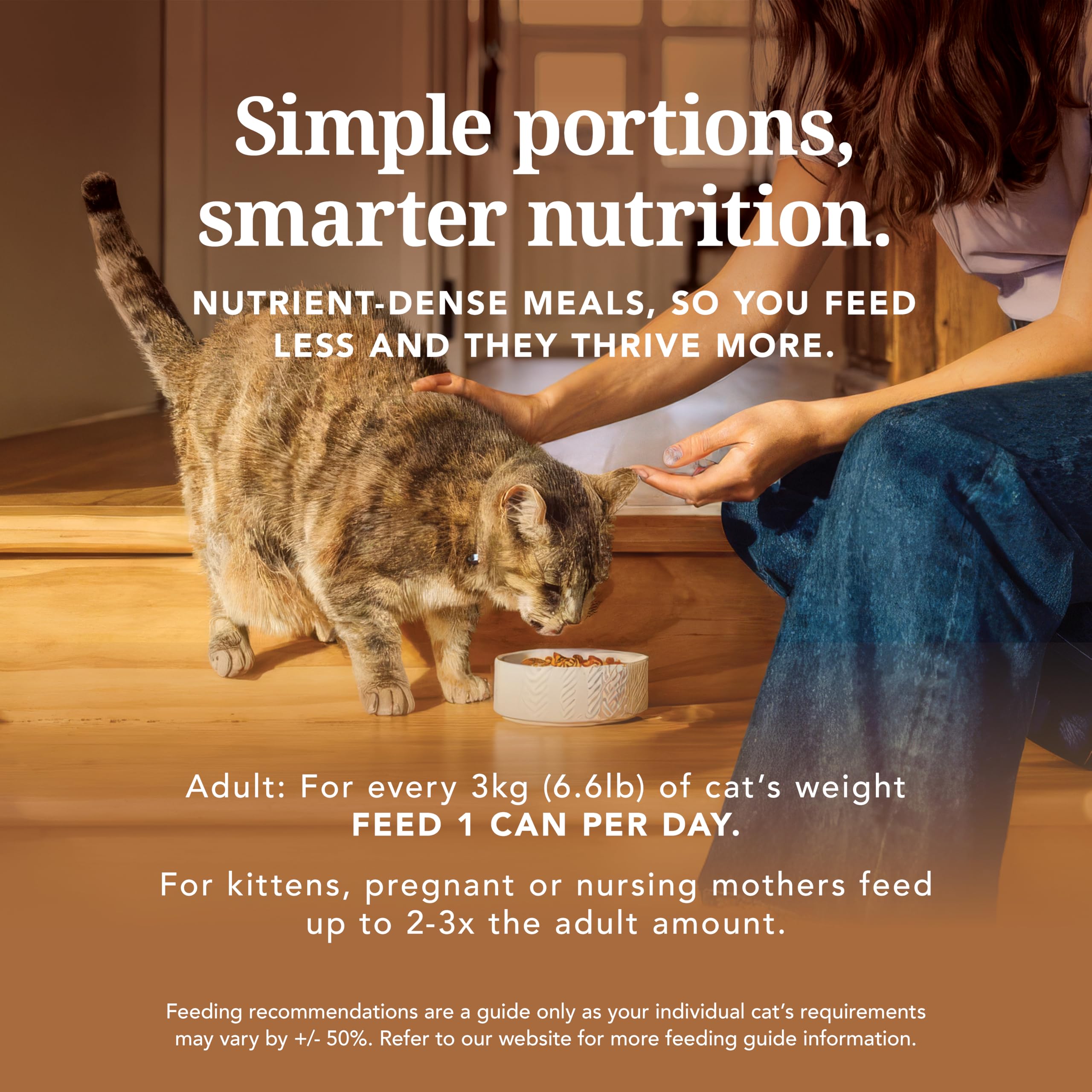 Feline Natural Complete and balanced meal; versatile as topper