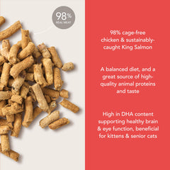 Crackling freeze-dried texture in a bowl for satisfying crunch.