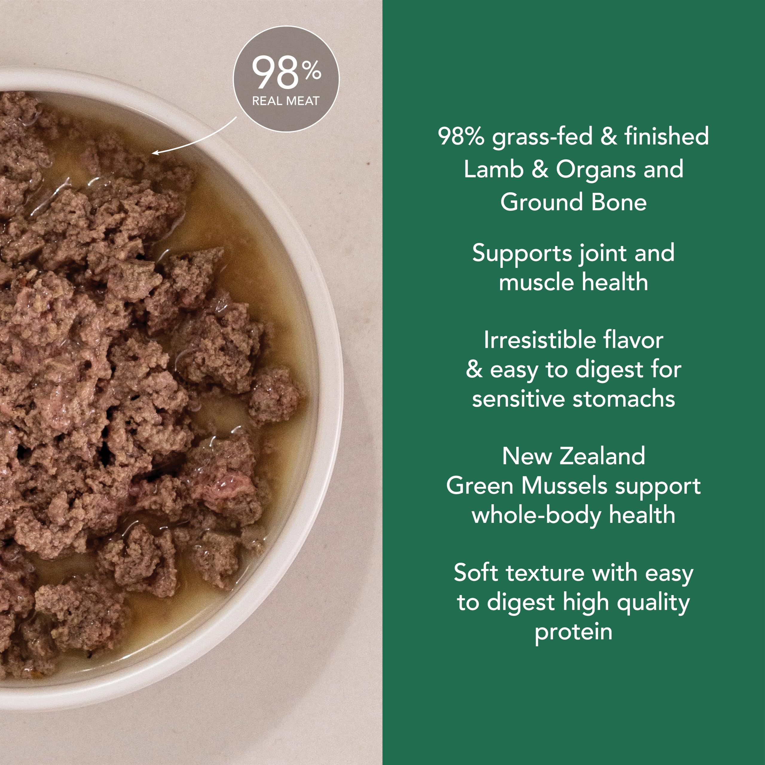 Feline Natural Grain-free formula; low-carb wet food for balanced meals