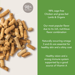 Feline Natural green-lipped mussels segment emphasizing omega-rich protein.