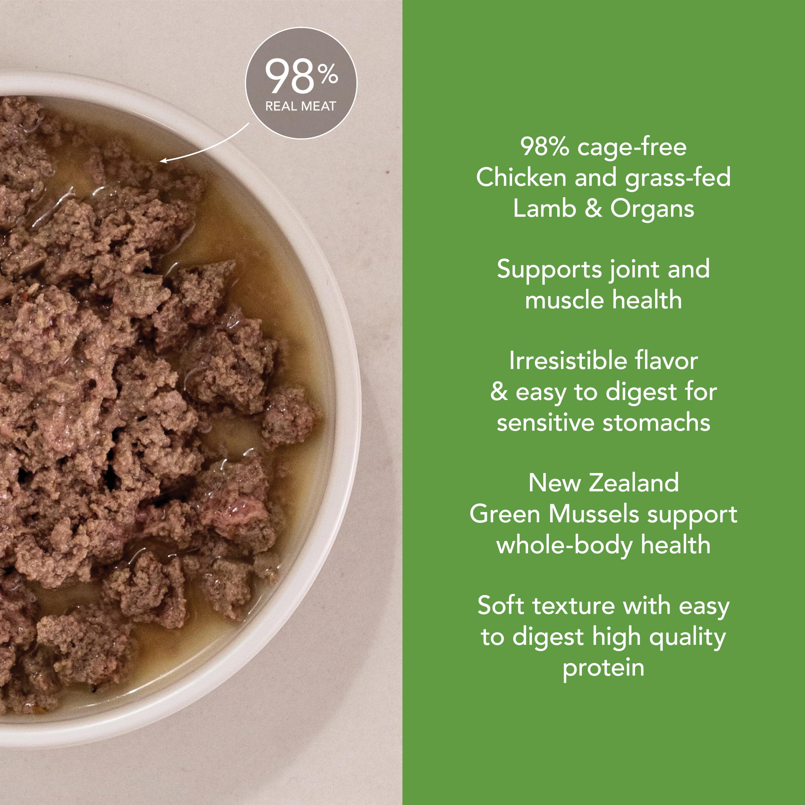 Feline Natural New Zealand catfood omega-3-taurine glow for coat and heart health.