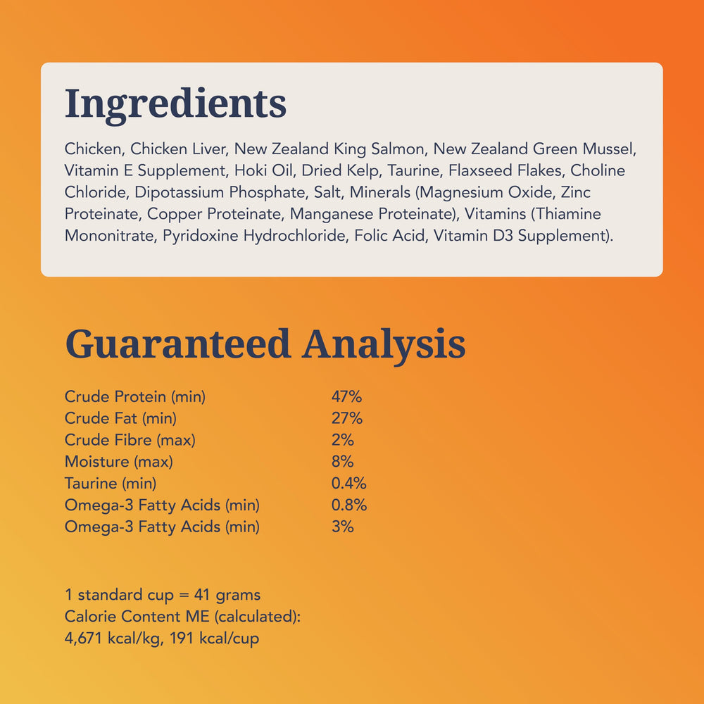 Rehydrated soft texture option, ideal for seniors or selective eaters.