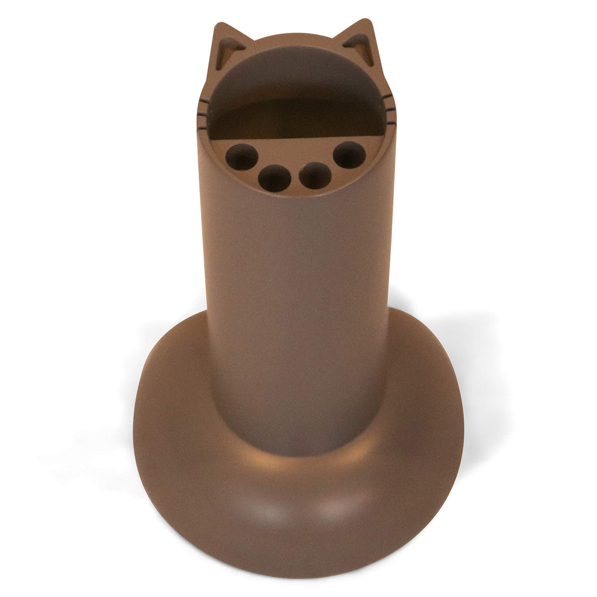 Feline Ruff cat teaser wand holder front view keeps wands organized and accessible.