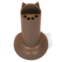 Feline Ruff cat teaser wand holder front view keeps wands organized and accessible.