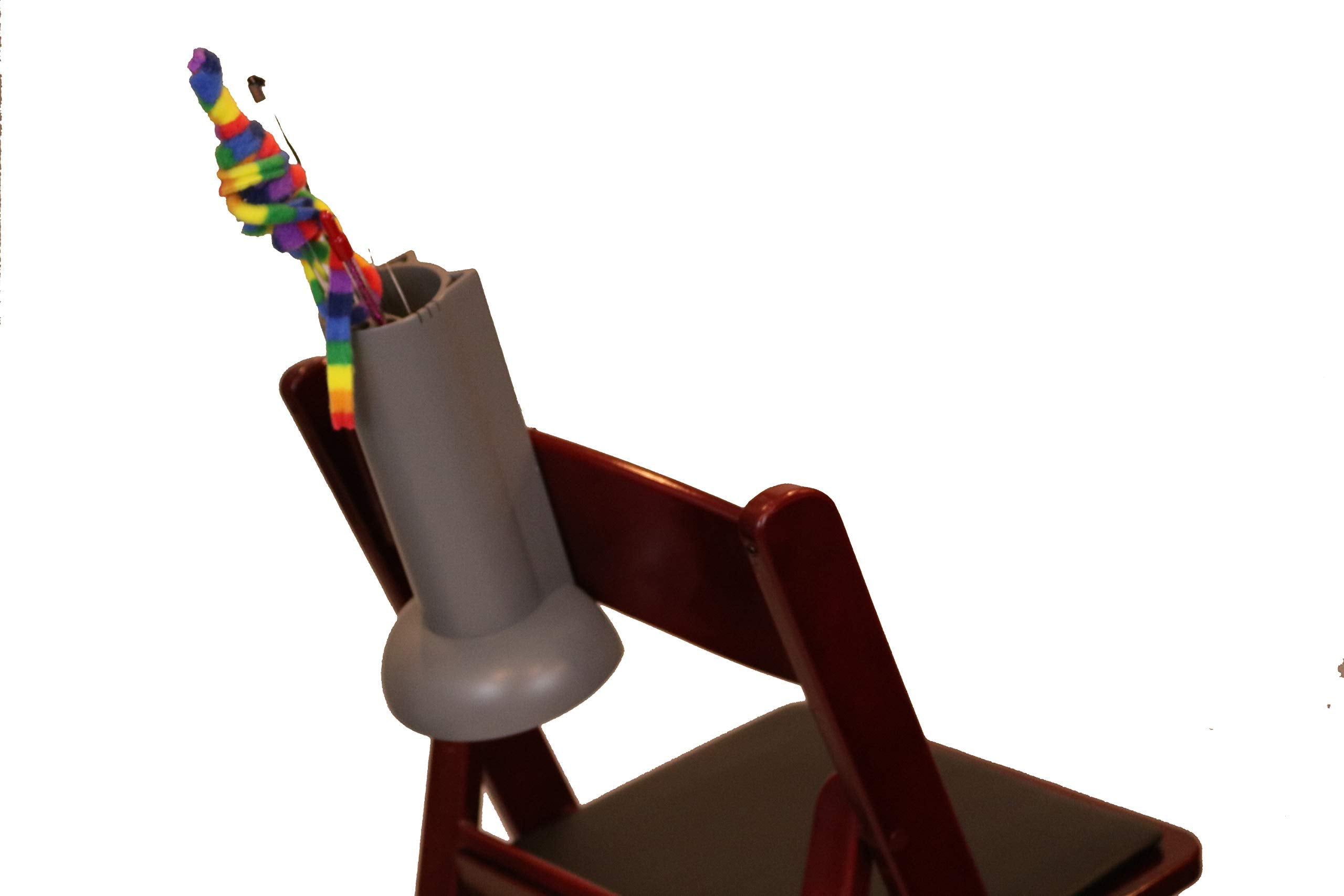 Feline Ruff gray design blends with modern play spaces.