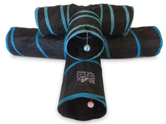 Feline Ruff 55-inch main tunnel shows three sections for multi-cat play.