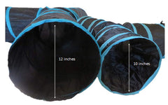 Feline Ruff tunnel end caps on sturdy wires ensure safe use.