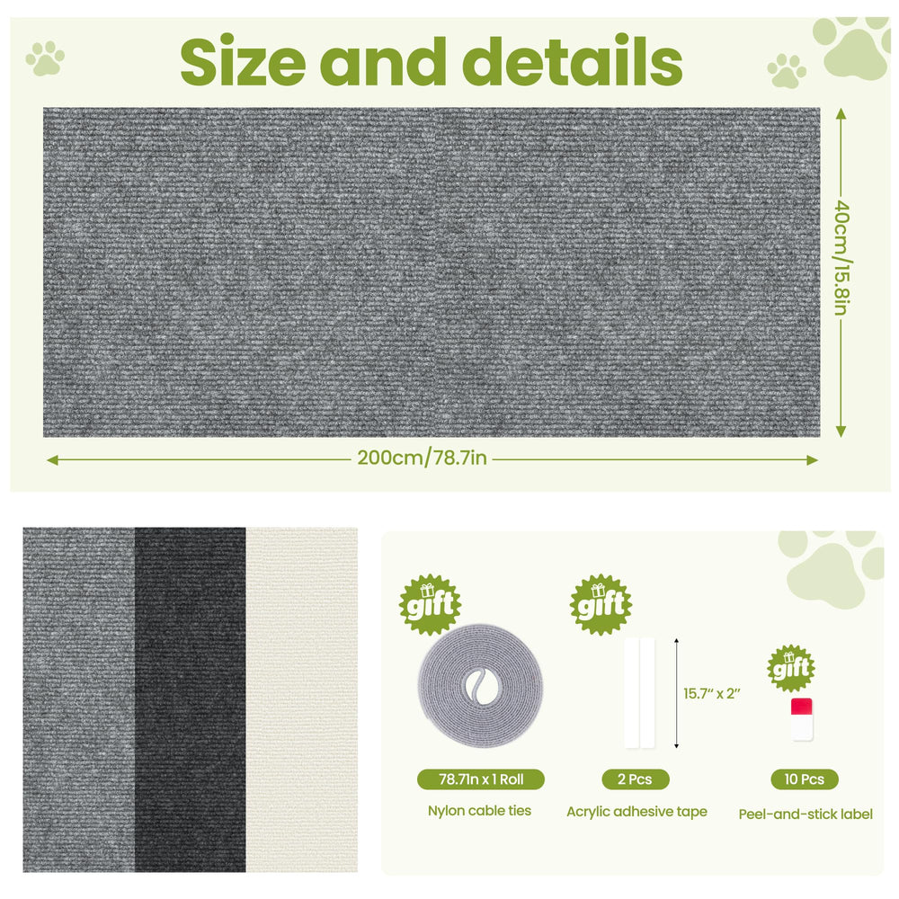 Feliskyn cat-scratch-couch-protector economical-repair extends life of worn posts and sofas.