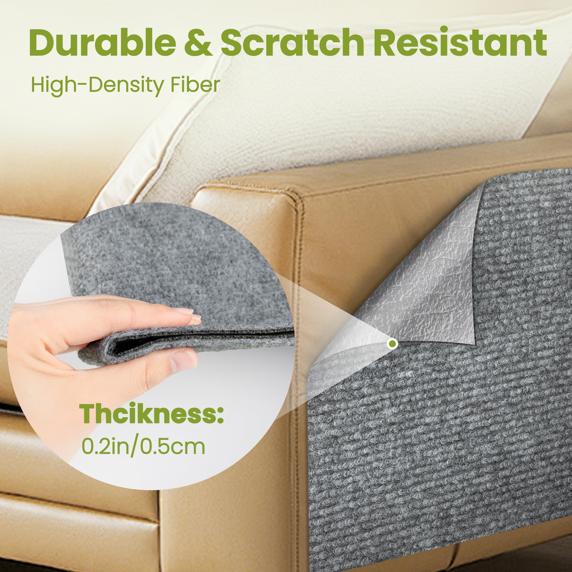 Feliskyn cat-scratch-couch-protector durable-sisal-texture offers a satisfying scratch surface.