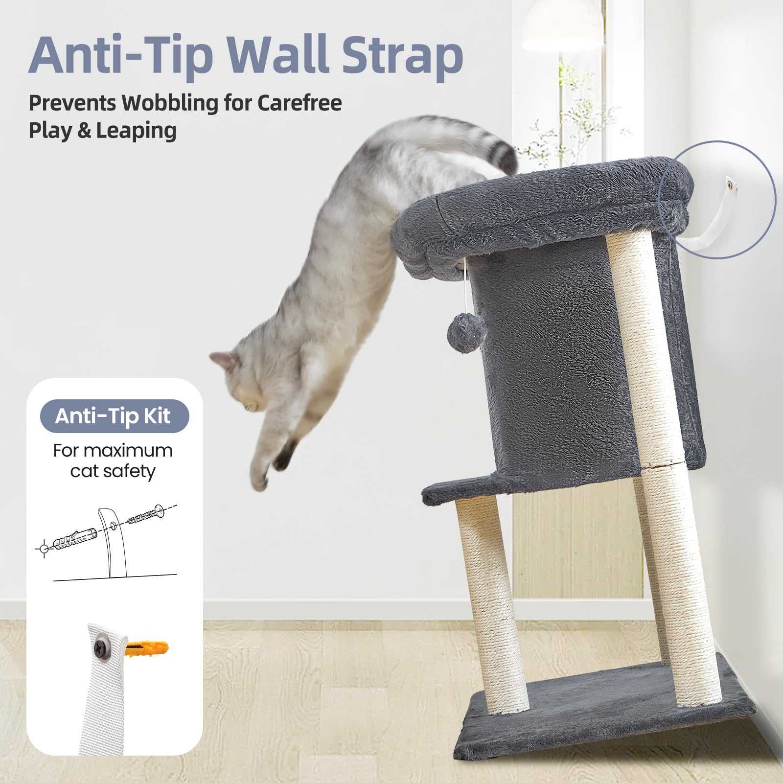 Feliskyn Cat Tree durable materials for daily use