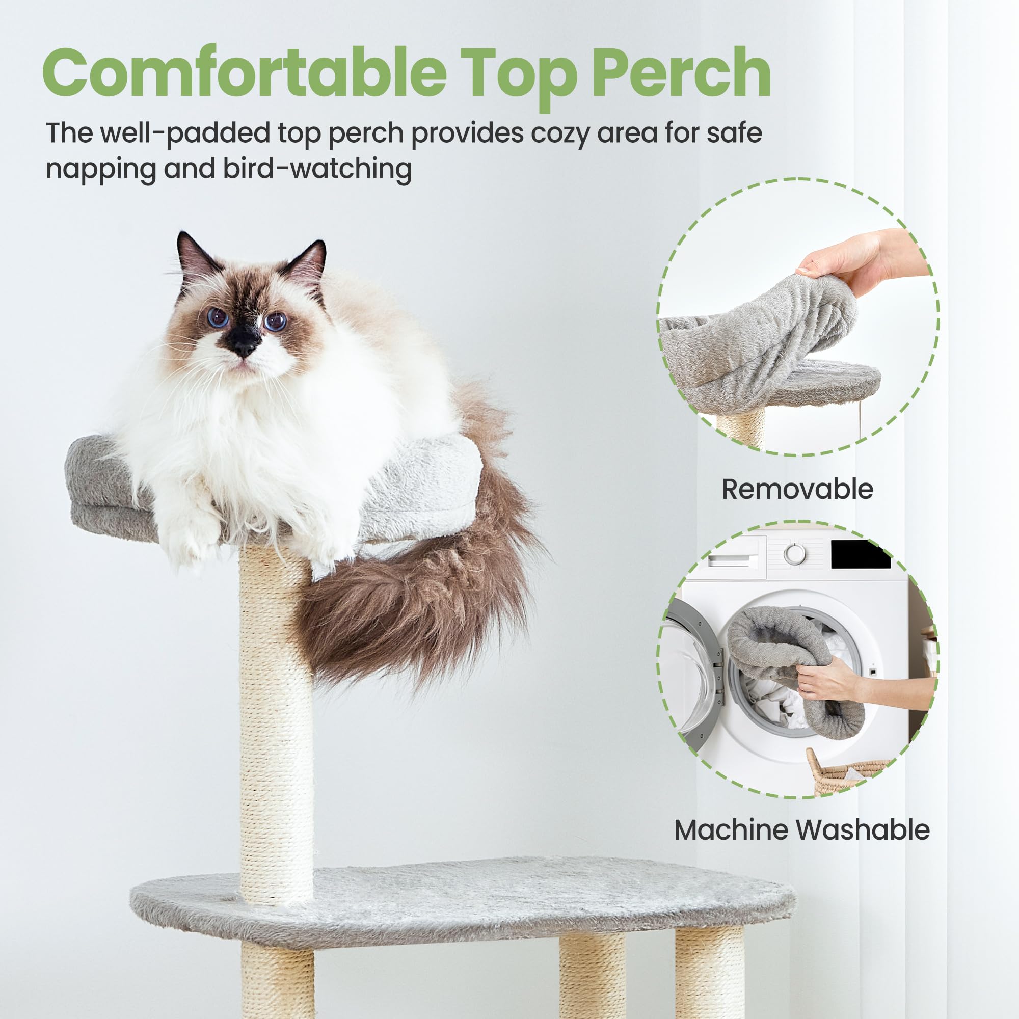 Feliskyn easy-assembly cat tree—clear instructions for quick setup.