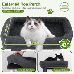 Feliskyn small cat tree condos provide private hideaways for rest and play