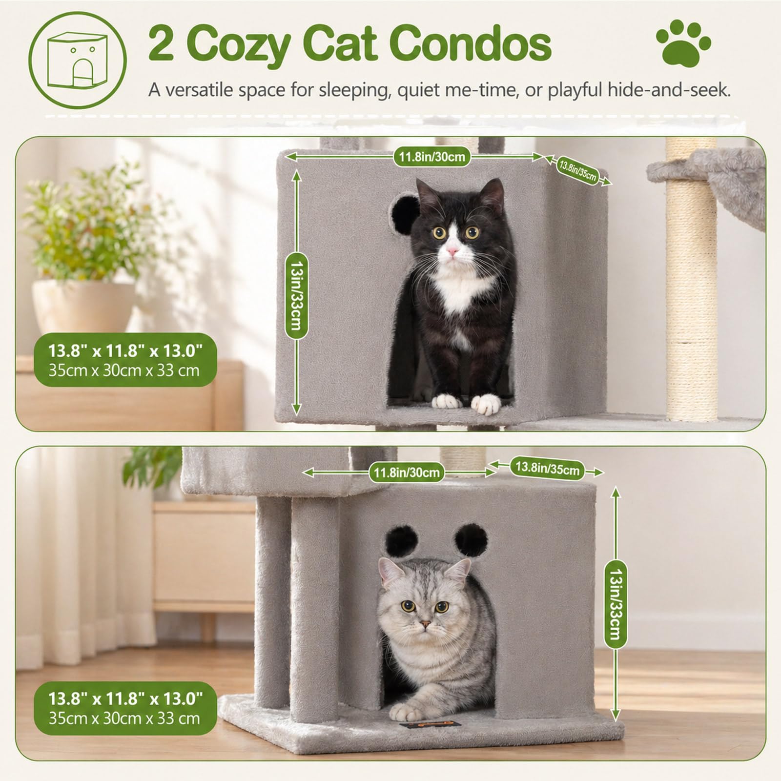 Feliskyn sisal posts promote claw health and furniture protection.