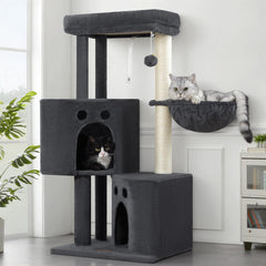 Feliskyn small cat tree top perch offers a cozy sunning spot for indoor cats