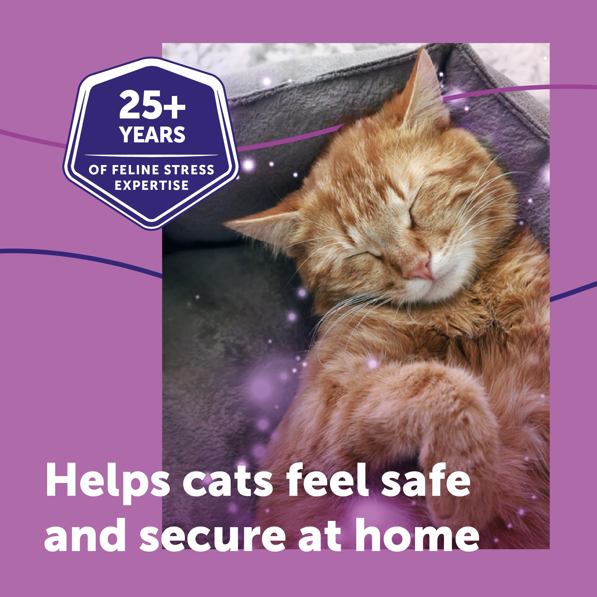 Feliway Classic covers up to 700 square feet for wider calming effect.