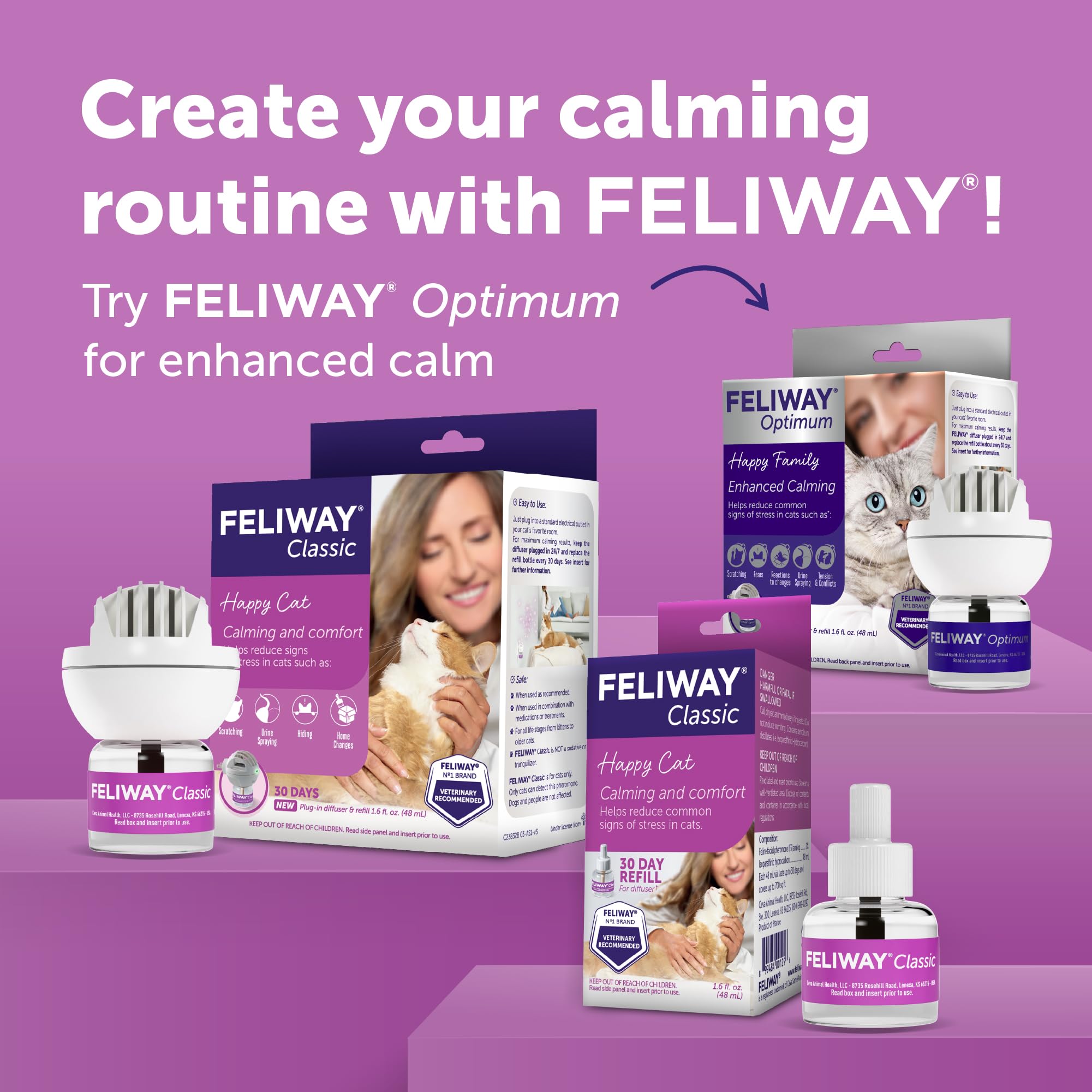 Veterinary trusted FELIWAY Classic reflecting expert endorsement.