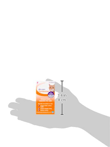 Cystease capsules being dispensed for easy dosing