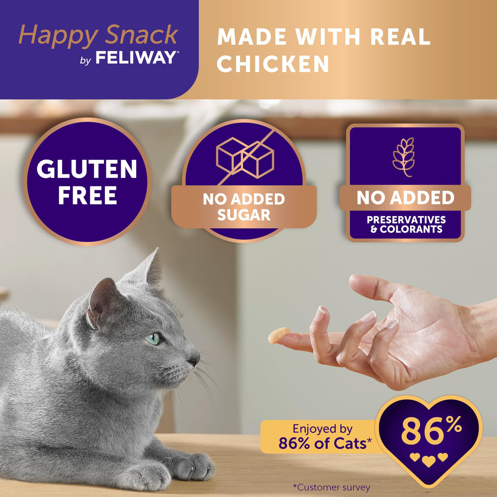 Squeezed onto cat food to top meals for a daily calming routine.