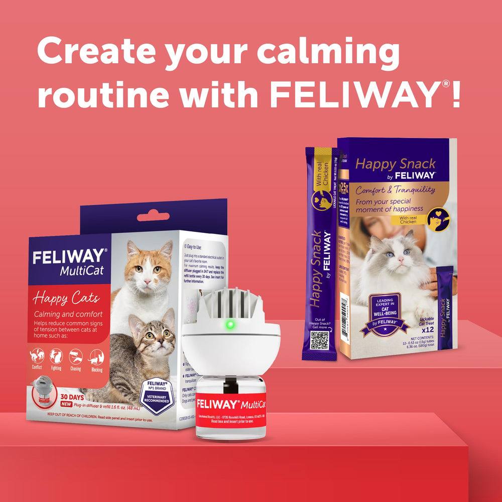 Feliway MultiCat diffuser placement with vents upward for best diffusion.