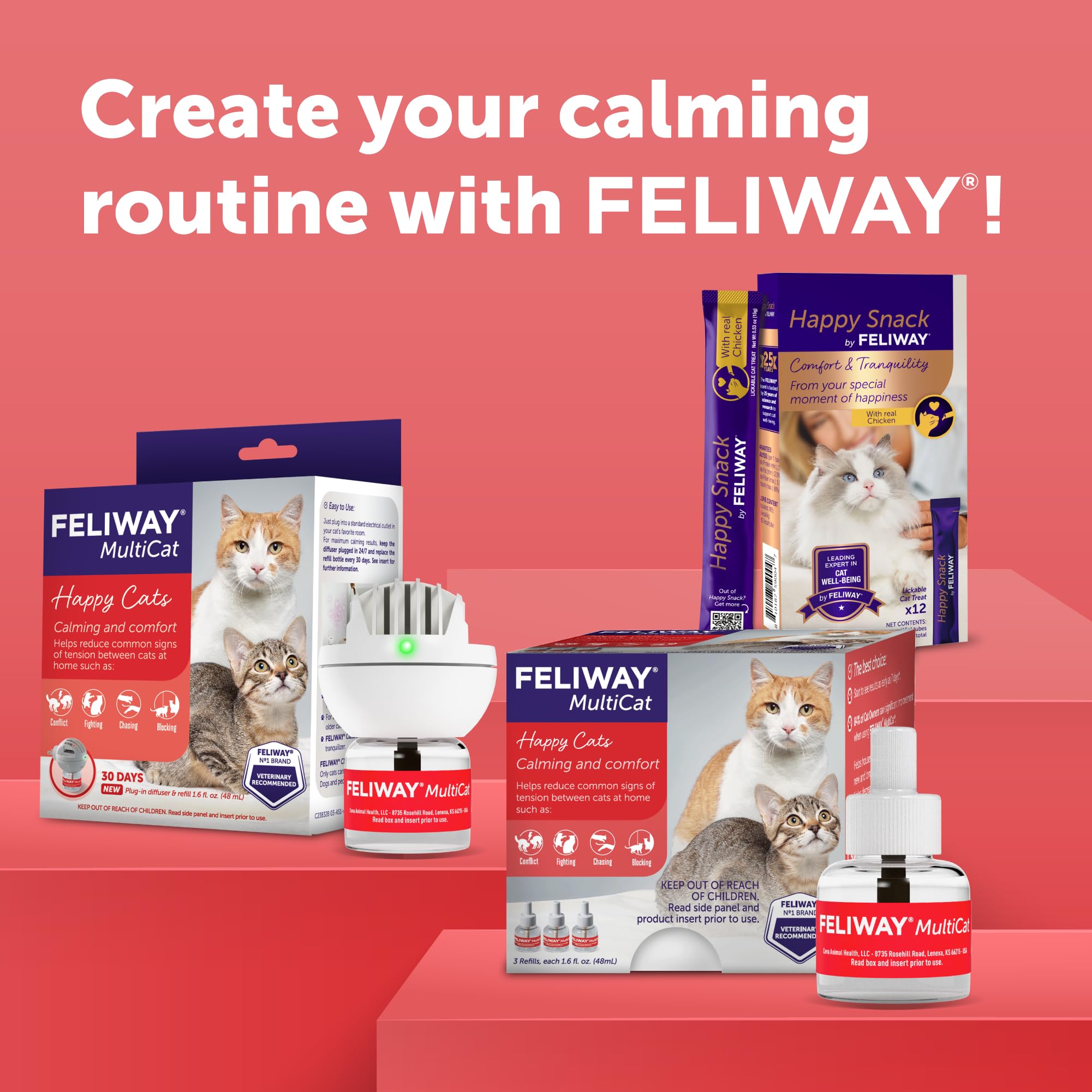 Trusted by vets and families for over 25 years with FELIWAY MultiCat.