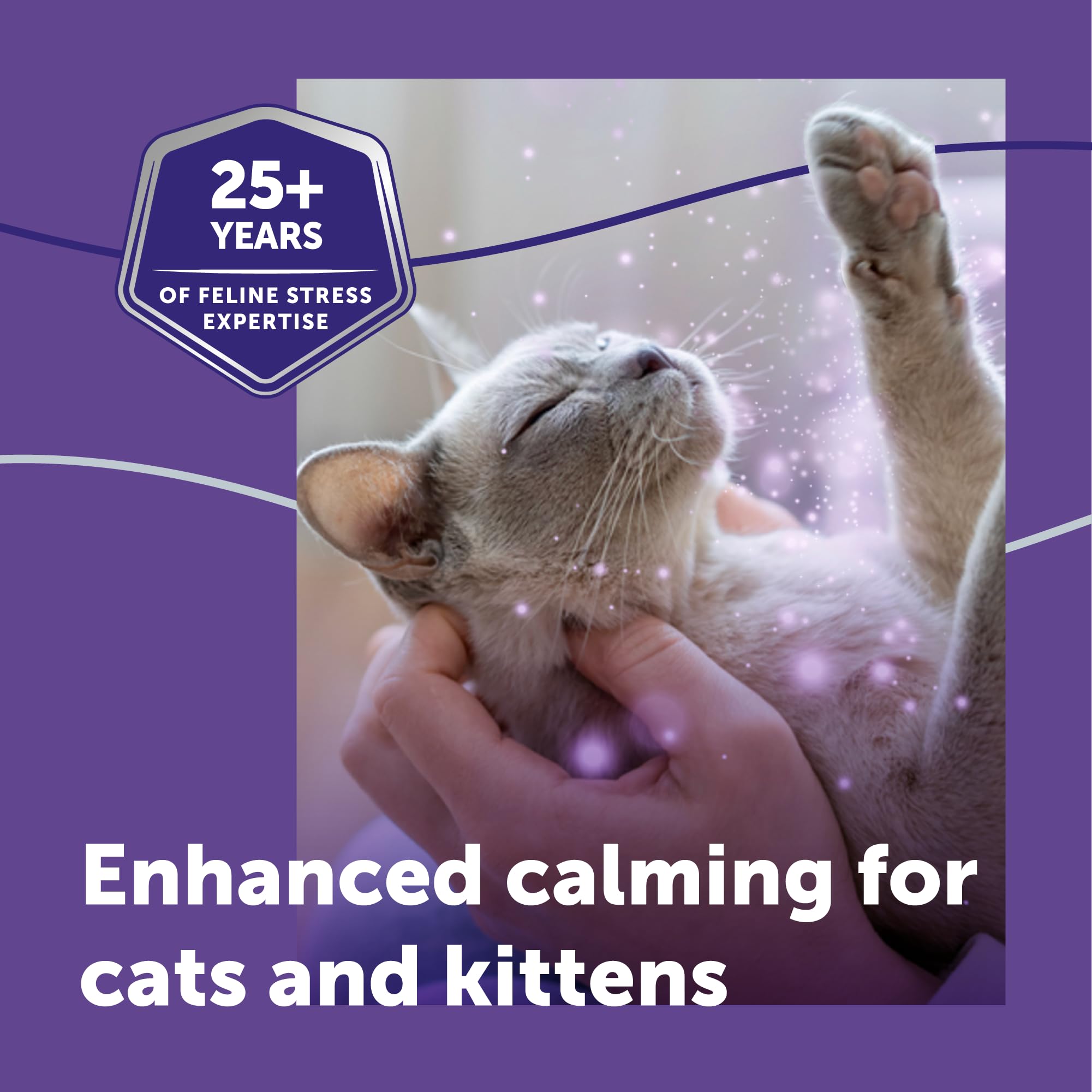 Close-up of FELIWAY Optimum and pheromone discovery.