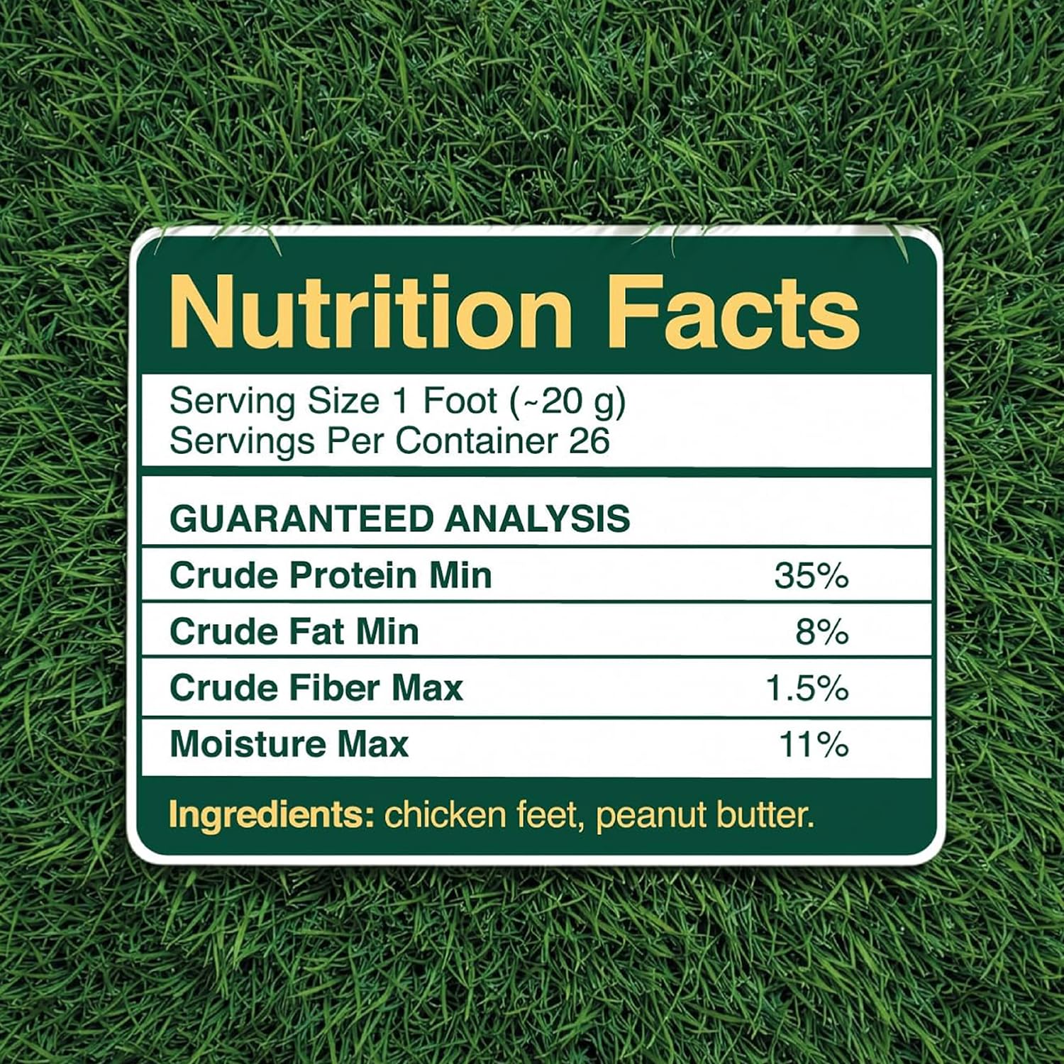 Fellas Pets organic human-grade chicken feet with pure nutrition.